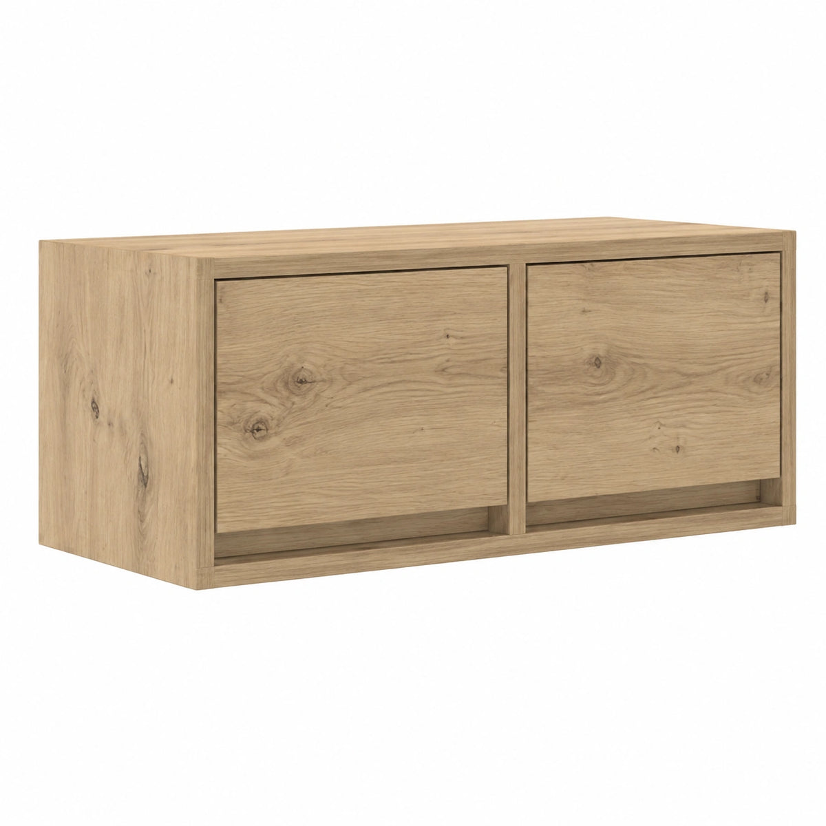 Meuble TV, 2 pièces, en chêne, 60 x 31 x 25,5 cm, pour le salon