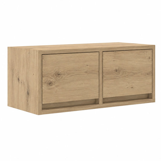 Meuble TV, 2 pièces, en chêne, 60 x 31 x 25,5 cm, pour le salon